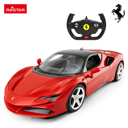 97300 Rastar RC 1:14 Ferrari SF90 Stradale Kids Remote Control Toy Car - Red