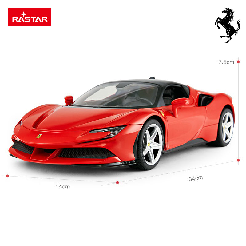 97300 Rastar RC 1:14 Ferrari SF90 Stradale Kids Remote Control Toy Car - Red