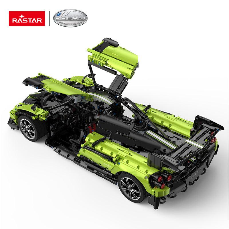 97900 Rastar RC 1:8 Pagani Huayra Bricks/Assemble Kids Remote Control Toy Car - Green