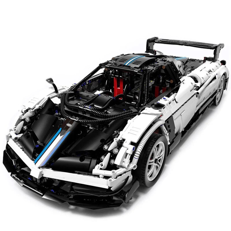 97900 Rastar RC 1:8 Pagani Huayra Bricks/Assemble Kids Remote Control Toy Car - White