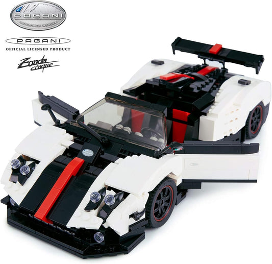 98200 Rastar 1:16 Pagani Zonda Cinque Bricks/Assemble Kids Toy Car - White