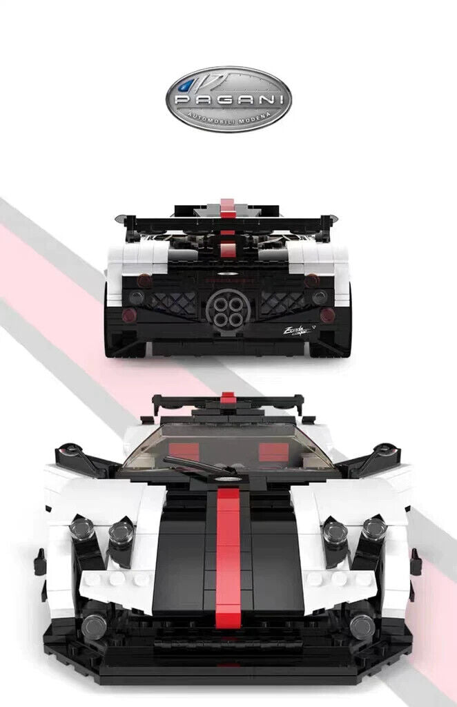 98200 Rastar 1:16 Pagani Zonda Cinque Bricks/Assemble Kids Toy Car - White
