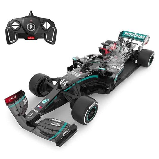 98500 Rastar RC 1:18 Mercedes-AMG F1 W11 EQ Kids Remote Control Toy Car - Black