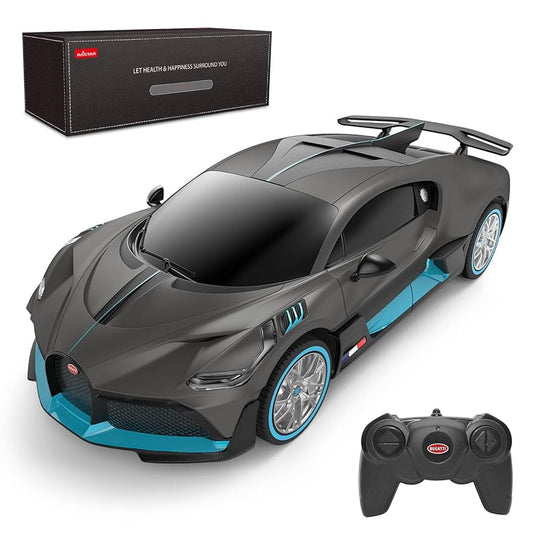 98900 Rastar RC 1:24 Bugatti Divo Kids Remote Control Car - Grey