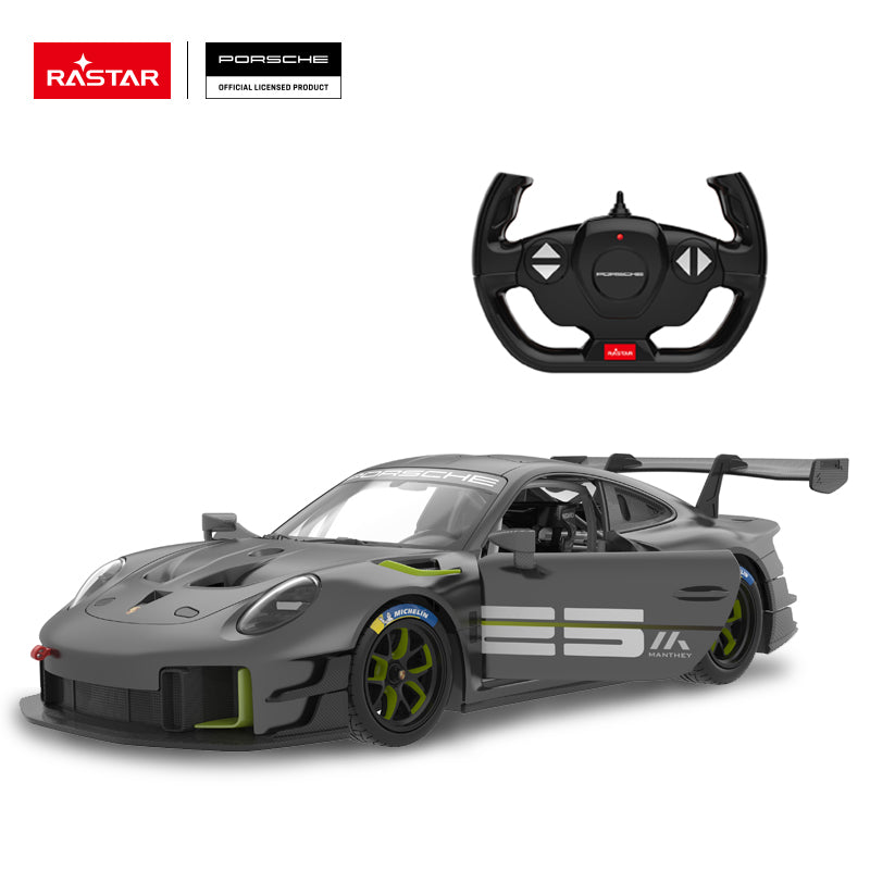 99500 Rastar RC 1:14 Porsche 911 GT2 RS Clubsport 25 Kids Remote Control Car - Grey