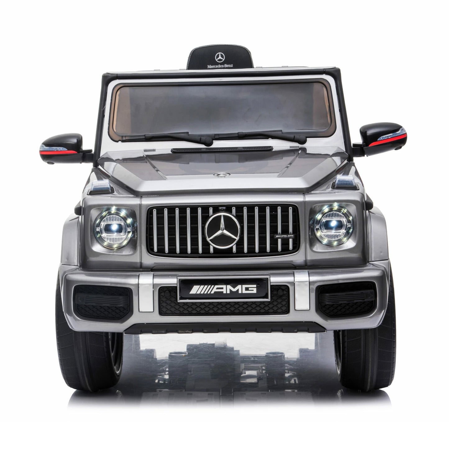 Mercedes G63 12v Kids Ride on Car SUV with Remote Control - Metallic Grey