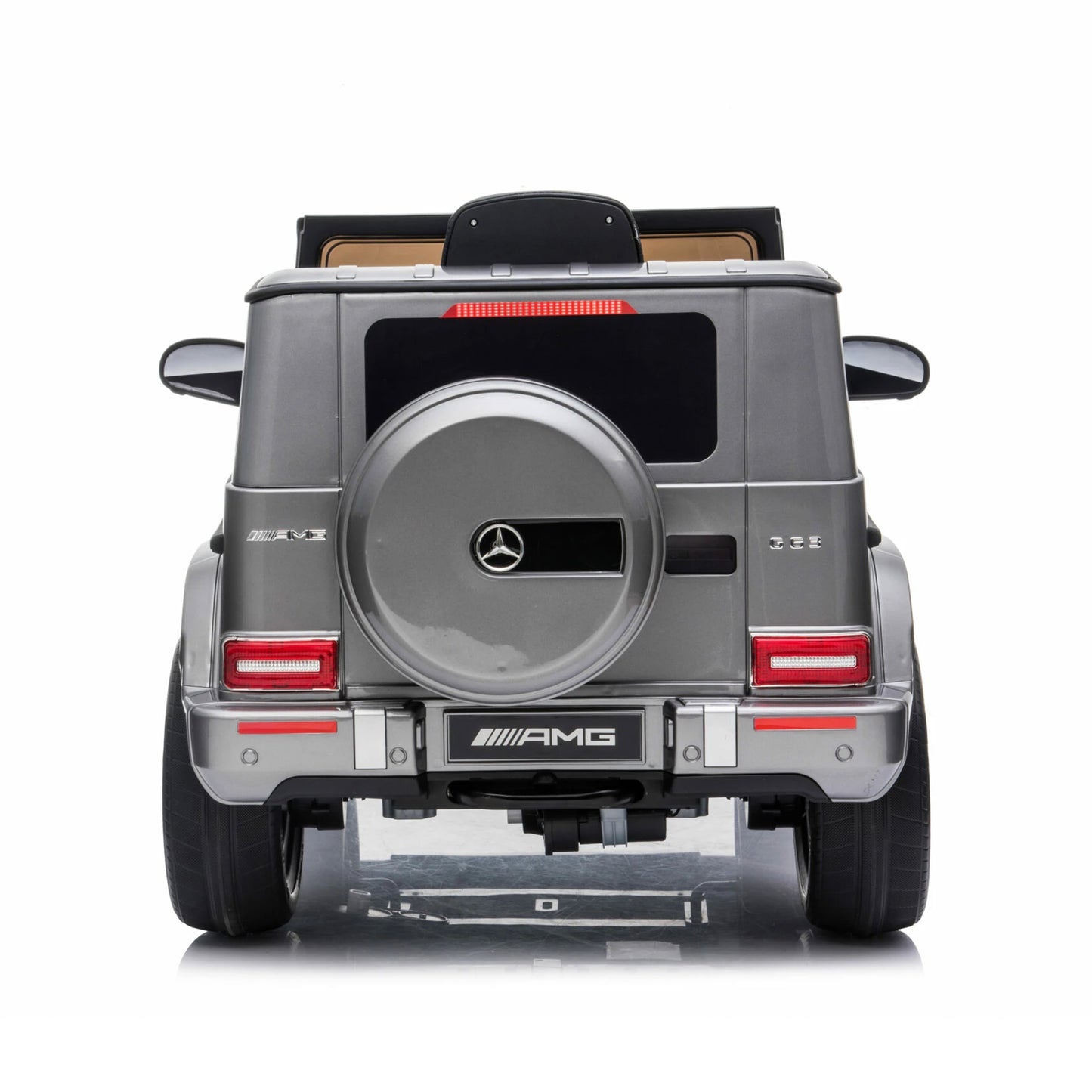 Mercedes G63 12v Kids Ride on Car SUV with Remote Control - Metallic Grey