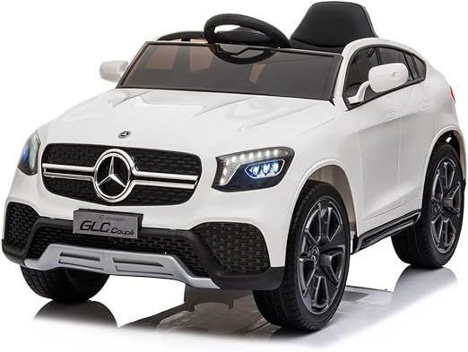 Licensed Mercedes Benz GLC 12V Ride on Kids Car with Remote - White