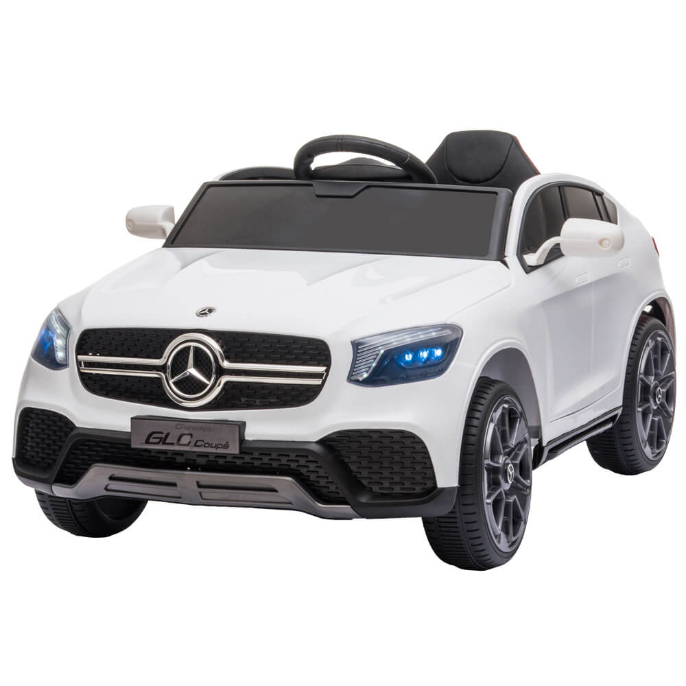 Licensed Mercedes Benz GLC 12V Ride on Kids Car with Remote - White