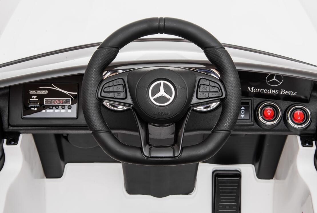 Licensed Mercedes Benz GLC 12V Ride on Kids Car with Remote - White