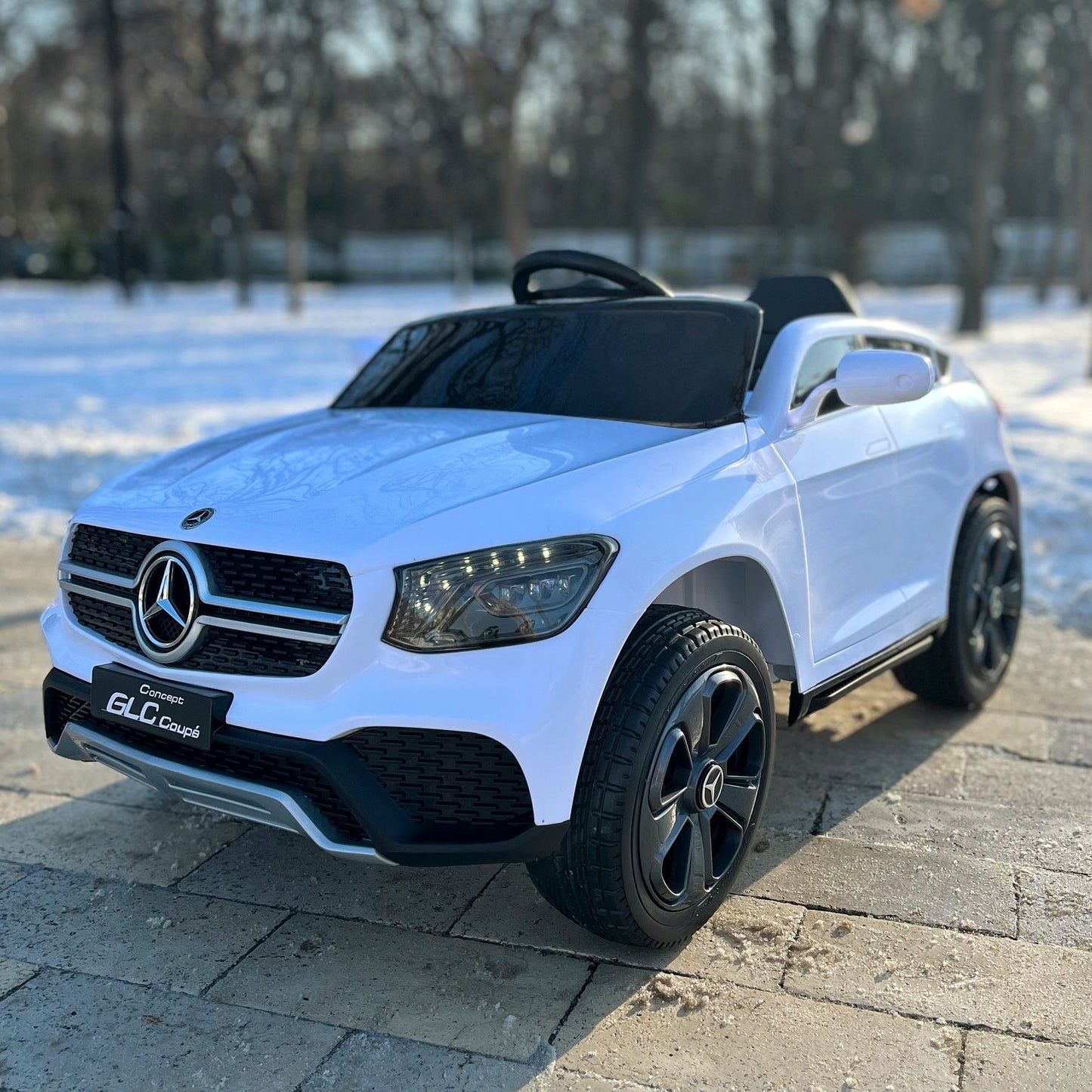 Licensed Mercedes Benz GLC 12V Ride on Kids Car with Remote - White