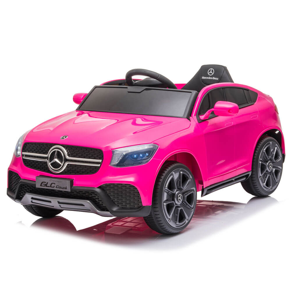 Licensed Mercedes Benz GLC 12V Ride on Kids Car with Remote - Pink
