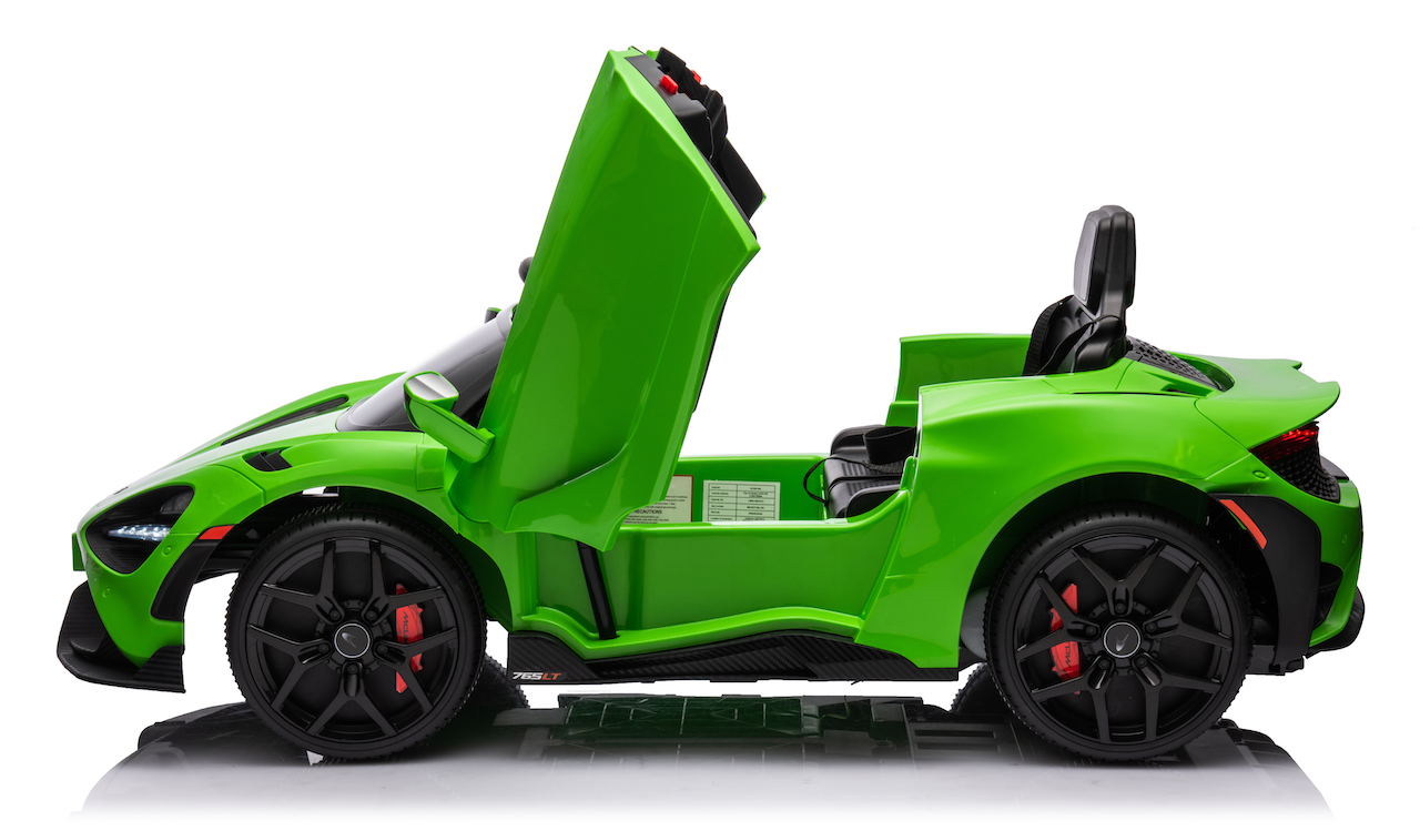 Mclaren 765LT Electric 12V Kids Ride on Toy Car With Remote Green