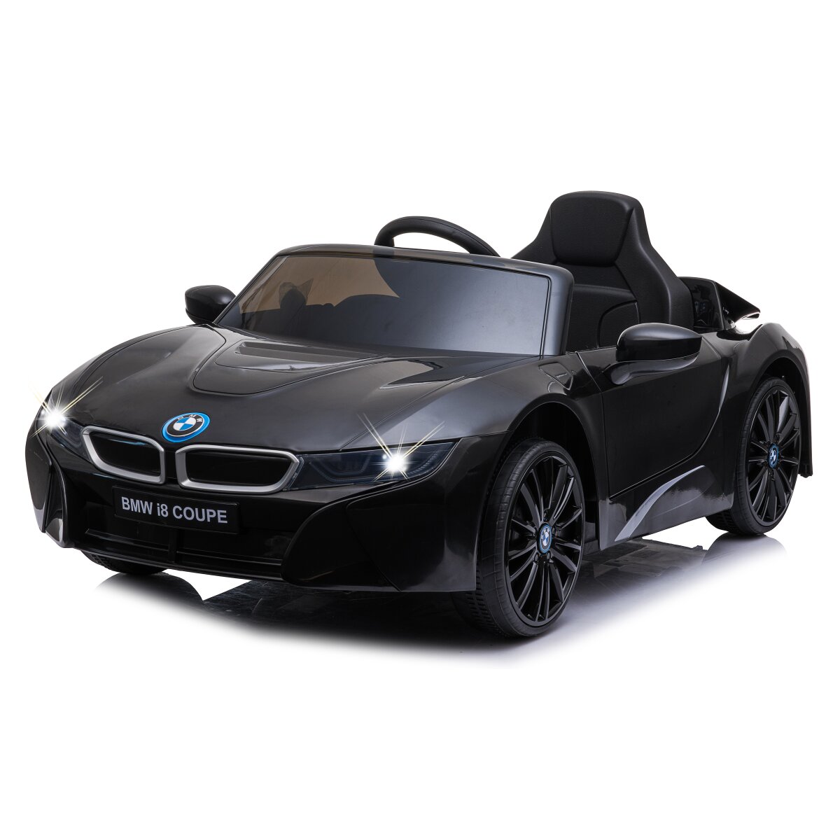 New Licensed BMW I8 Coupe 12V Kids Ride on Toy Car With Remote - Black