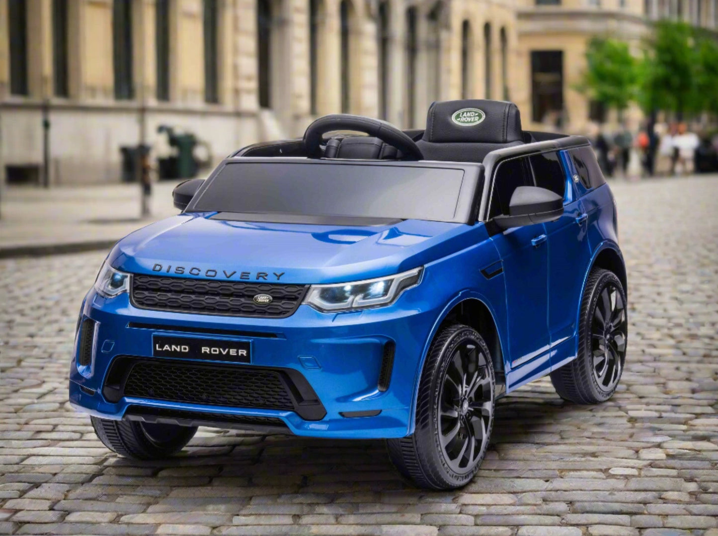 Licensed Range Discovery Sport 12v Kids Ride on Car with Remote - Metallic Blue