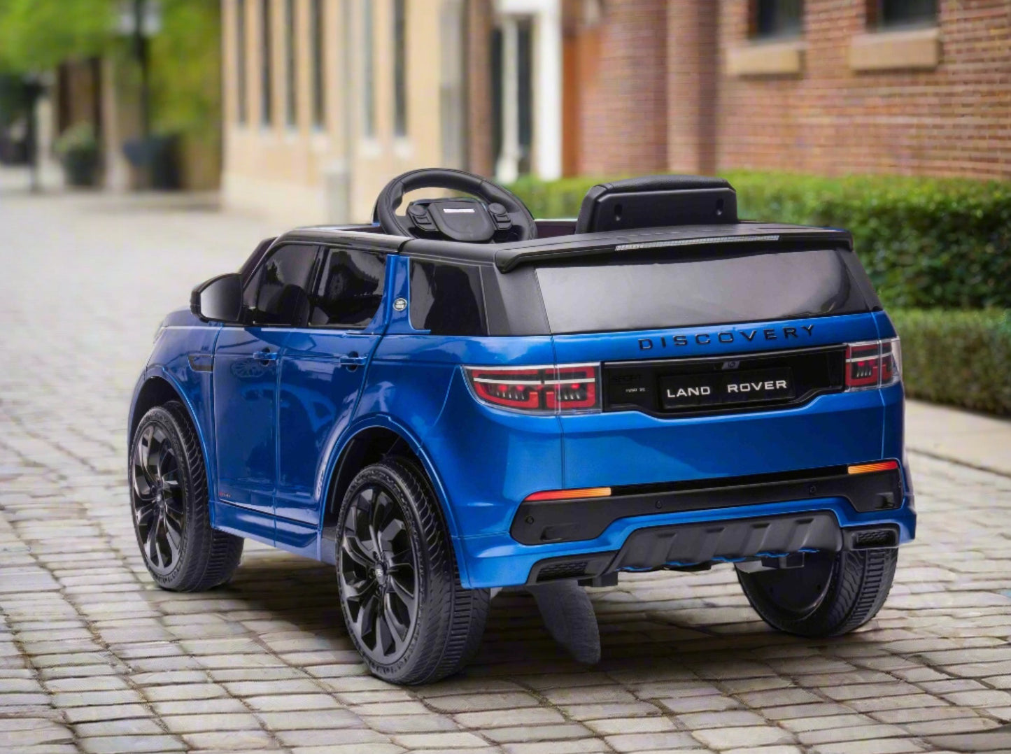 Licensed Range Discovery Sport 12v Kids Ride on Car with Remote - Metallic Blue