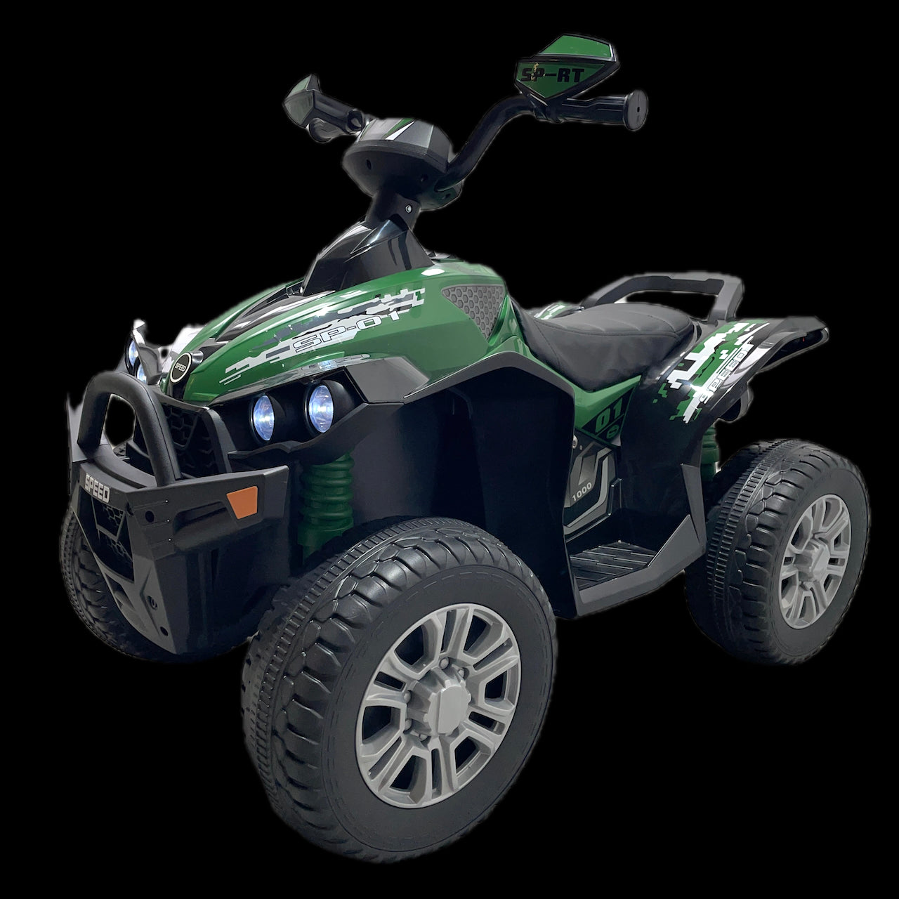 New Predatour ATV 12V Kids Electric Ride on Quad Bike - Green