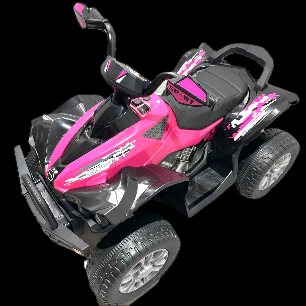 New Predatour ATV 12V Electric Kids Ride on Quad Bike - Pink