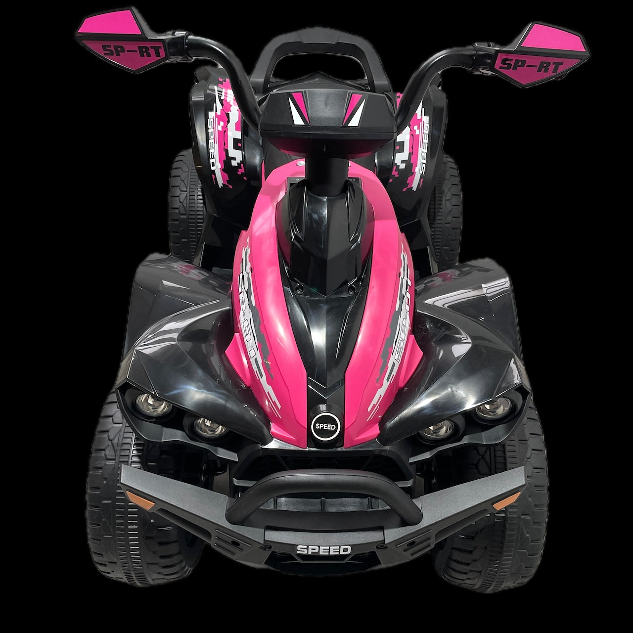 New Predatour ATV 12V Electric Kids Ride on Quad Bike - Pink