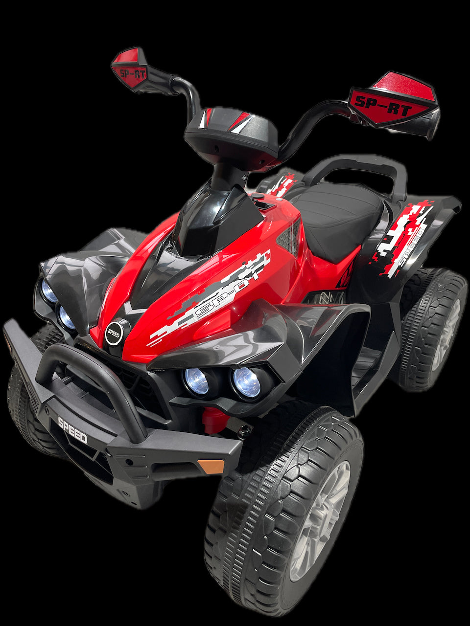 New Predatour ATV 12V Electric Kids Ride on Quad Bike - Red