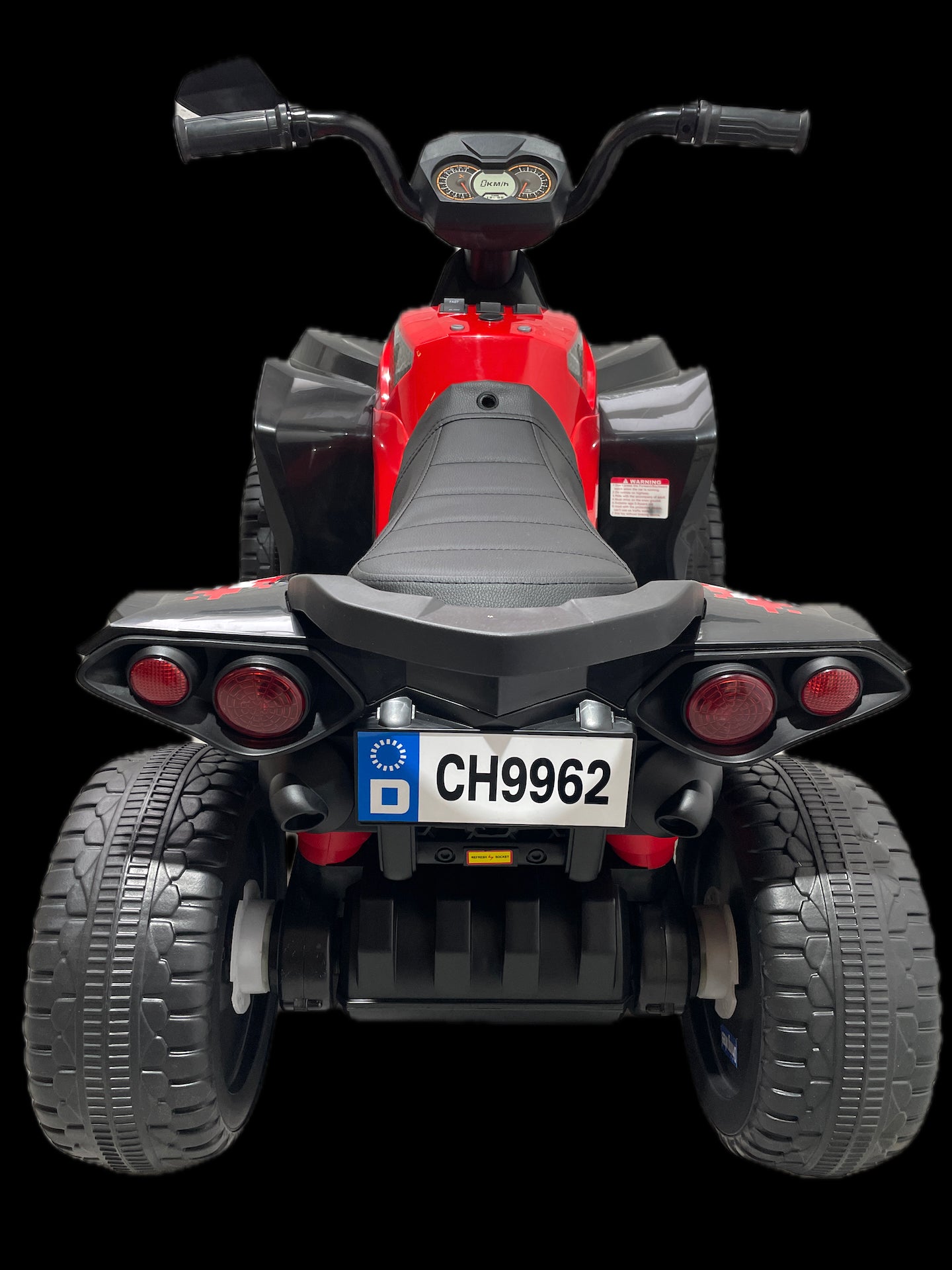 New Predatour ATV 12V Electric Kids Ride on Quad Bike - Red