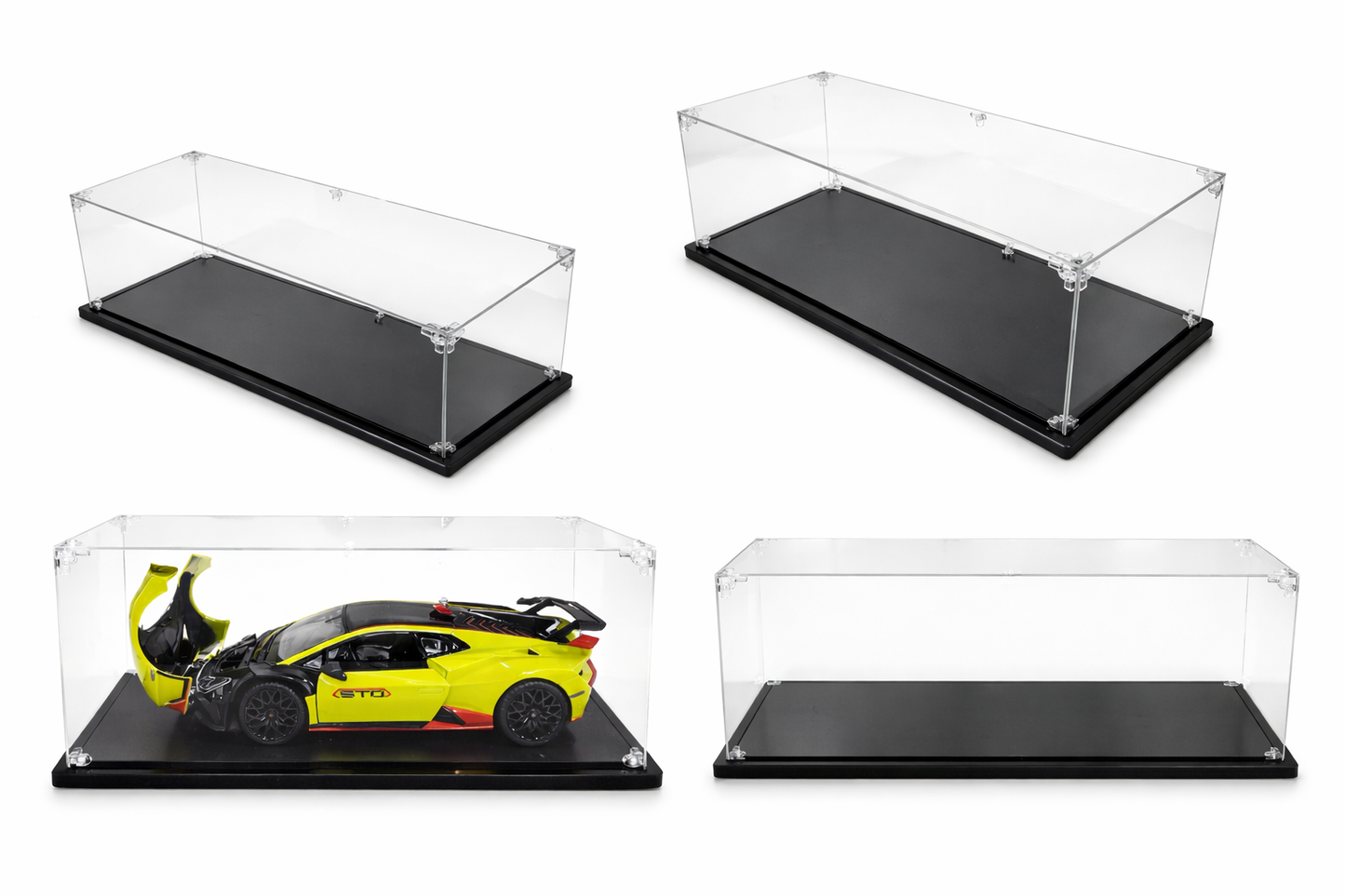 Large Acrylic Display Case Dustproof Protection Showcase Cube Collectibles Show Box