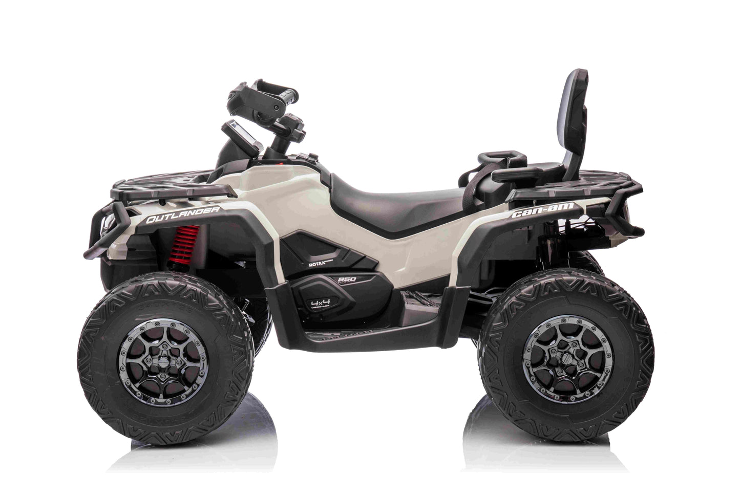 Licensed Cam-Am 24V Kids Ride on Outlander Two Seats Quad Bike - Grey