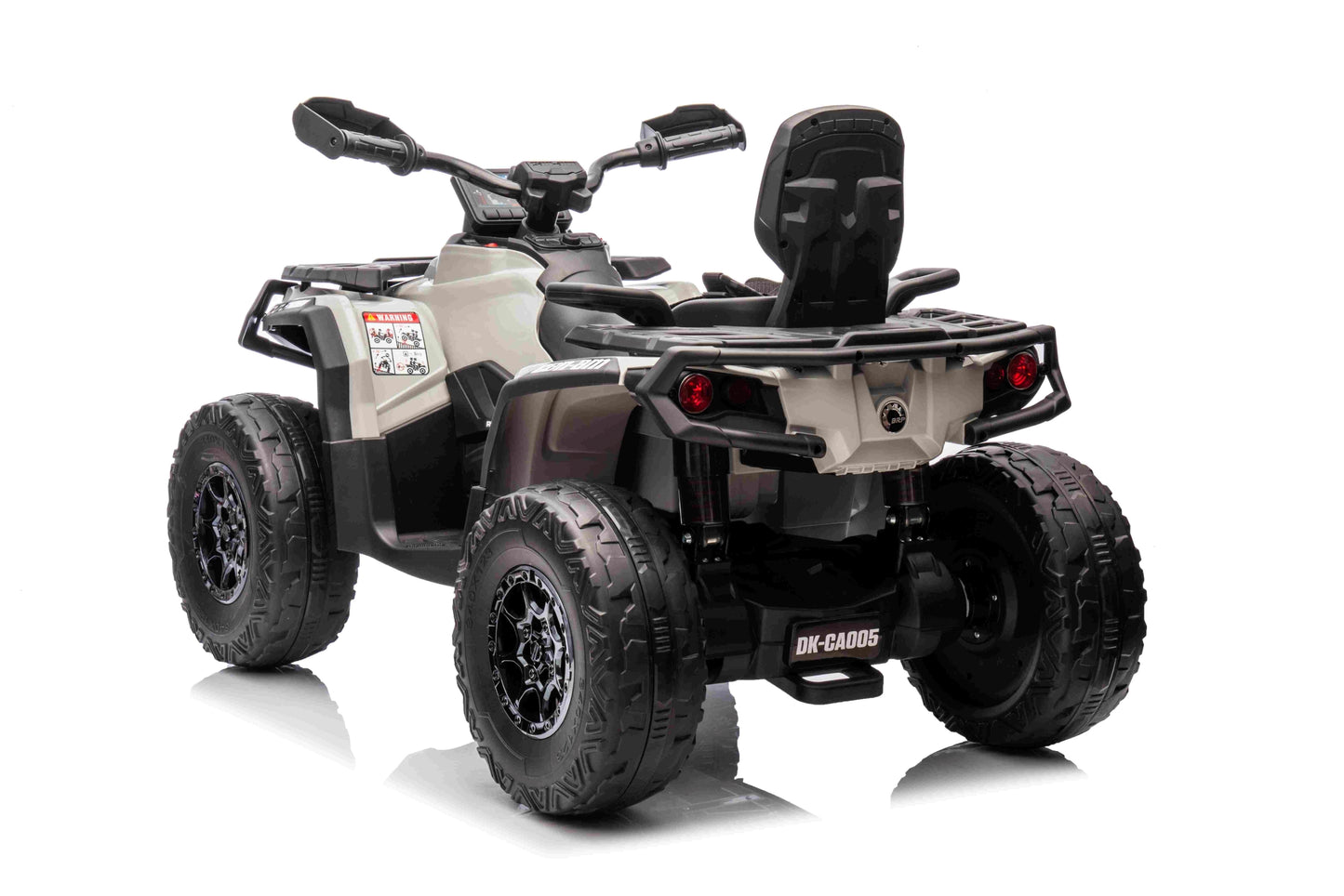 Licensed Cam-Am 24V Kids Ride on Outlander Two Seats Quad Bike - Grey