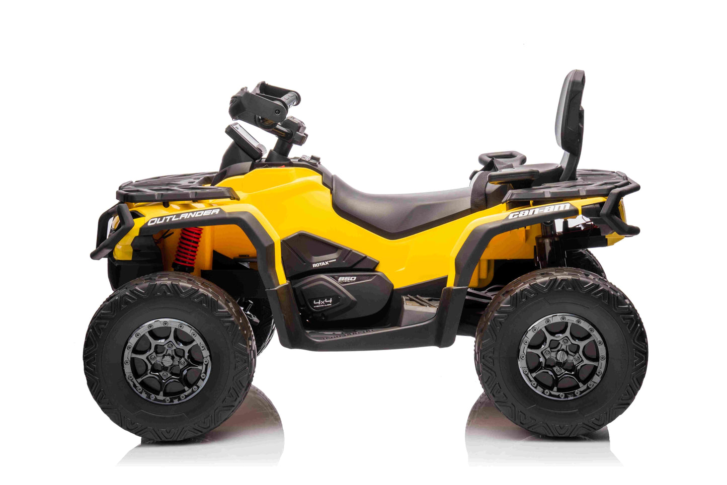 New Licensed Cam-Am Outlander Kids Ride on Electric 24V Two Seats Quad Bike  - Yellow