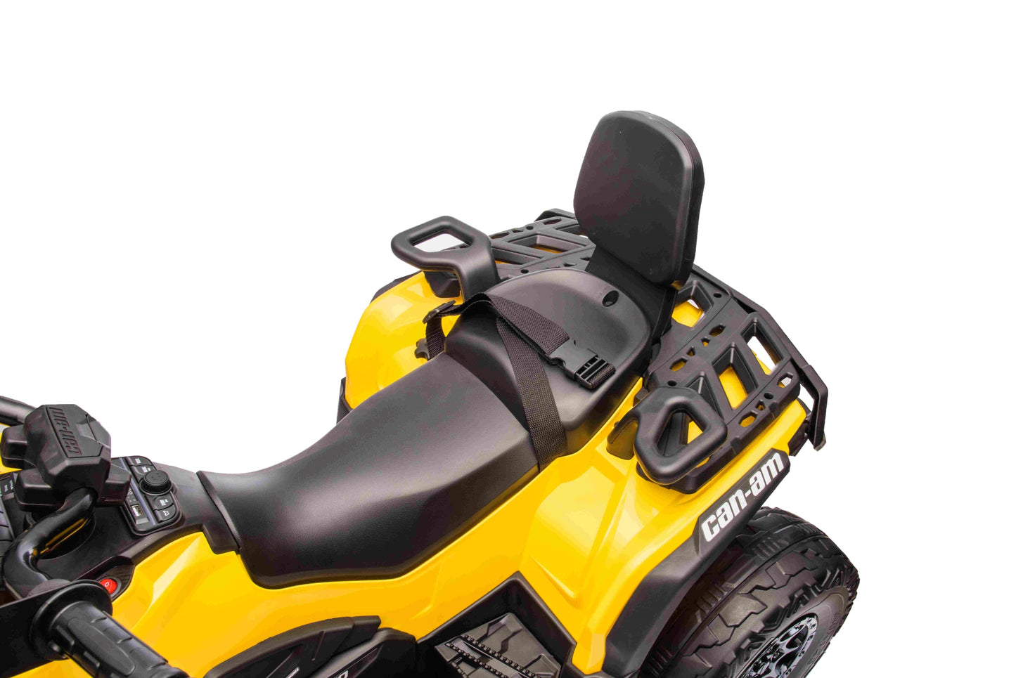 Licensed Cam-Am 24V Kids Ride on Outlander Two Seats Quad Bike - Grey