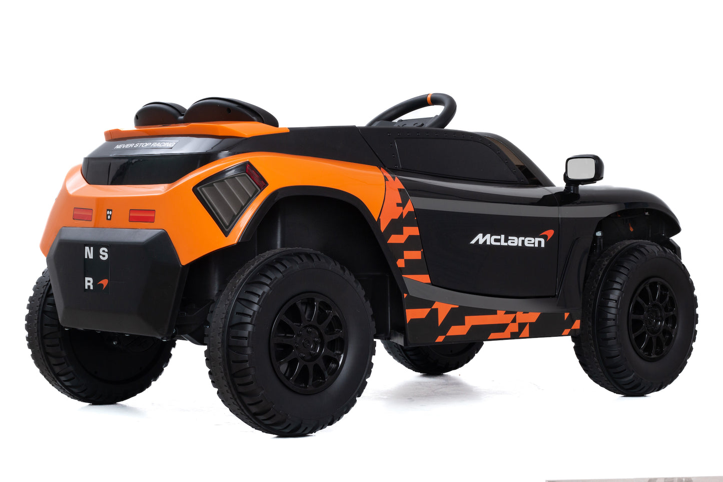 McLaren Rally Extreme 24v Ride on Car with Leather Seat EVA Wheels and Remote - Orange