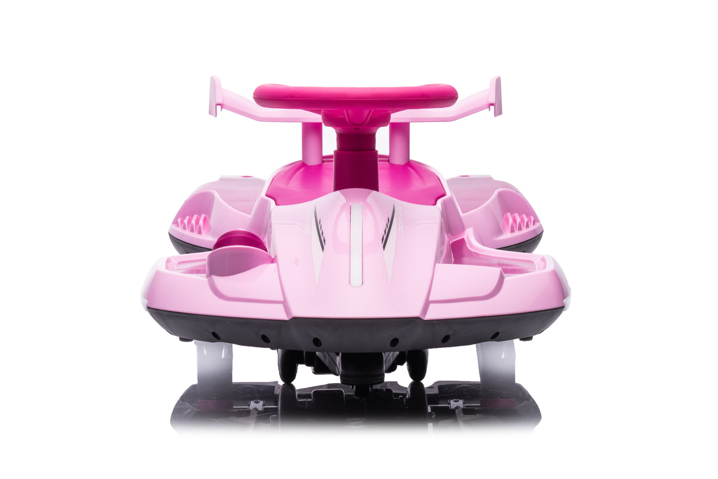 New 2 in 1 Electric 12v Wiggle Car Kids Ride On Toy 360° Drift Spin - Pink