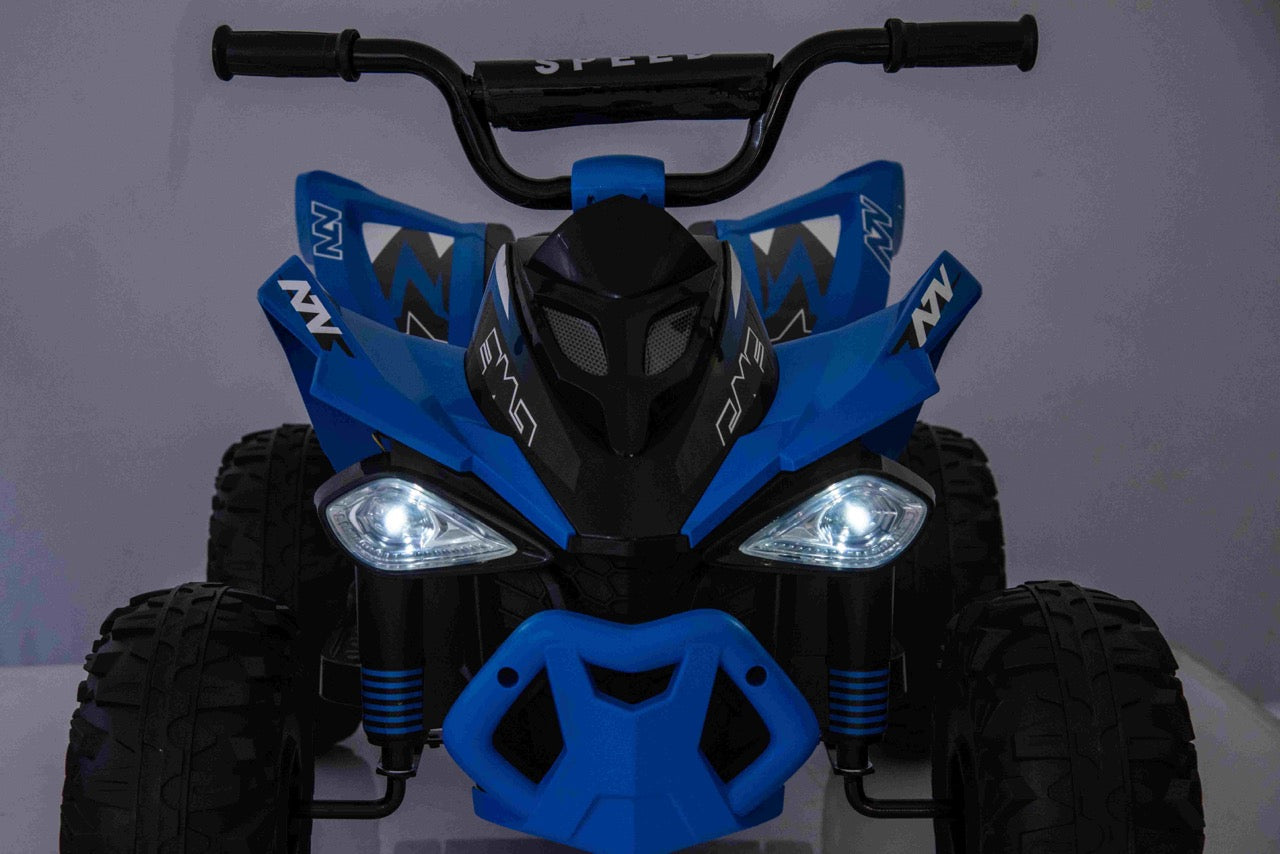 New 12V Kids Electric Ride on Quad Bike ATV Renegade in Blue