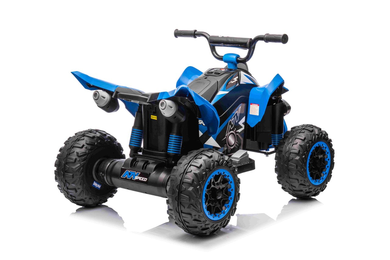 New 12V Kids Electric Ride on Quad Bike ATV Renegade in Blue