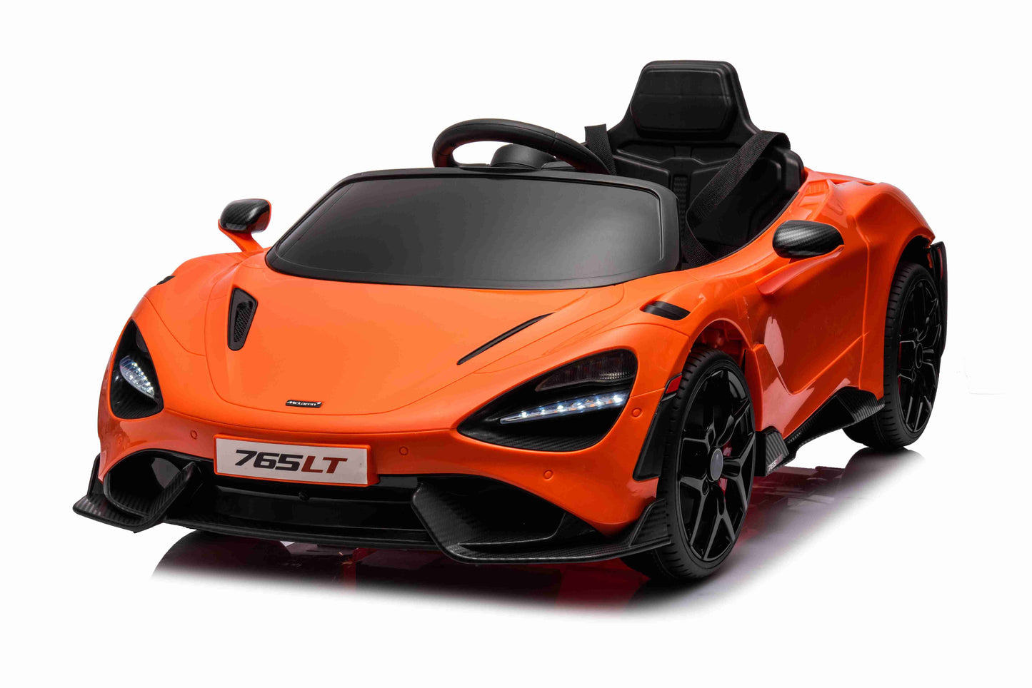 Mclaren 765LT Electric 12V Kids Ride on Toy Car With Remote - Orange