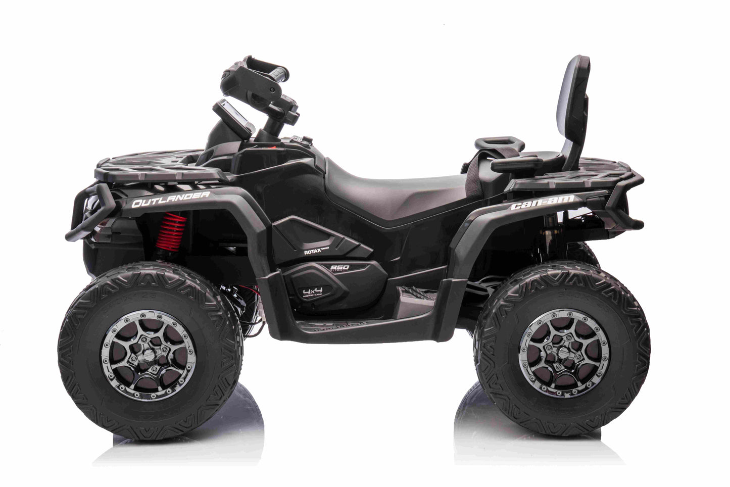 Licensed Cam Am 24V Electric Kids Ride on Outlander Two Seats Quad Bike in Black