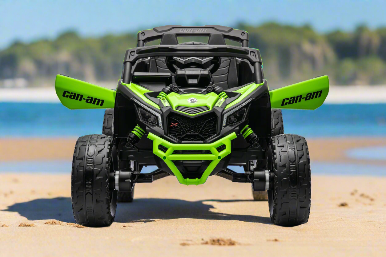 24v Kids Ride on Buggy Electric Can Am Maverick UTV with Remote - Green