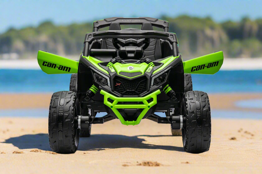New 24v Kids Ride on Buggy Electric Can Am Maverick UTV with Remote - Green