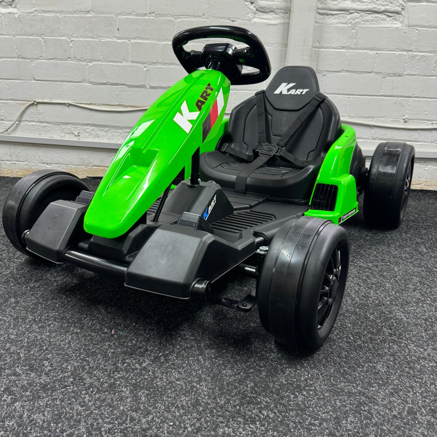 New Top Driver Kart 24V Drift Electric Kids Ride on Go Kart - Green