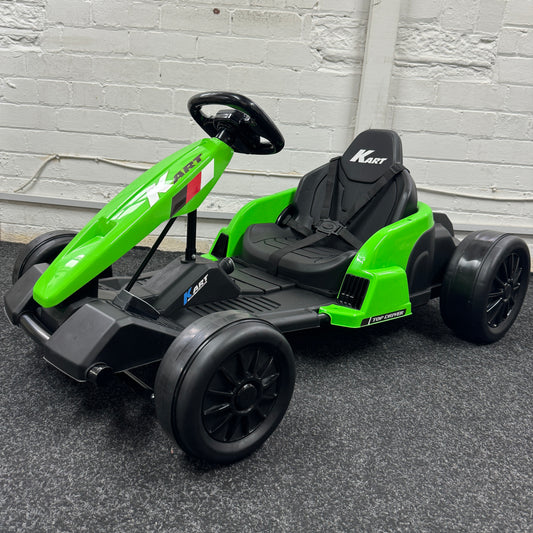 New Top Driver Kart 24V Drift Electric Kids Ride on Go Kart - Green