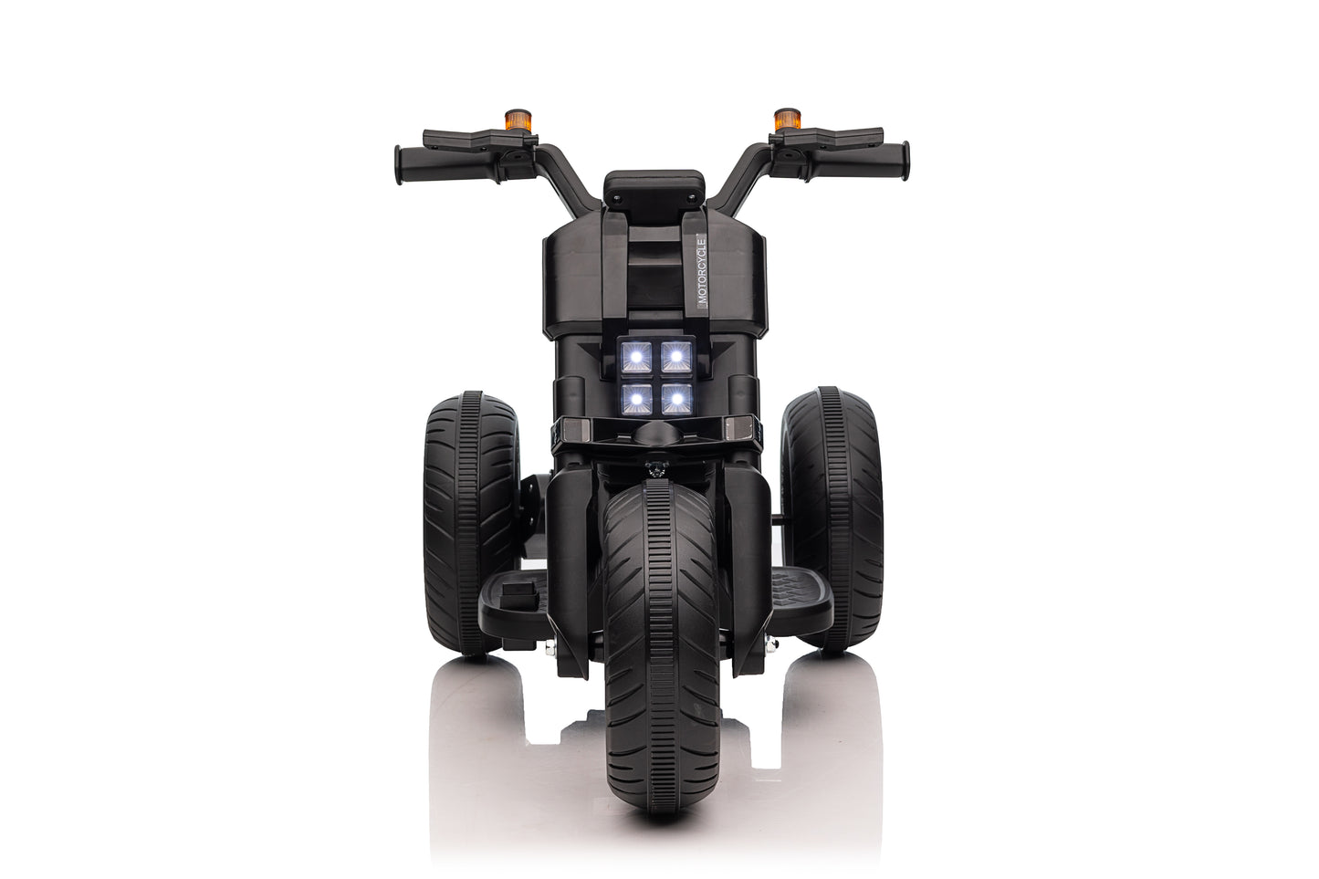 New 3 Wheel Motorbike Kids 6V Trike Electric Ride On Motorcycle - Black