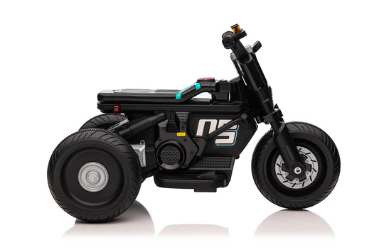 New 3 Wheel Motorbike Kids 6V Trike Electric Ride On Motorcycle - Black