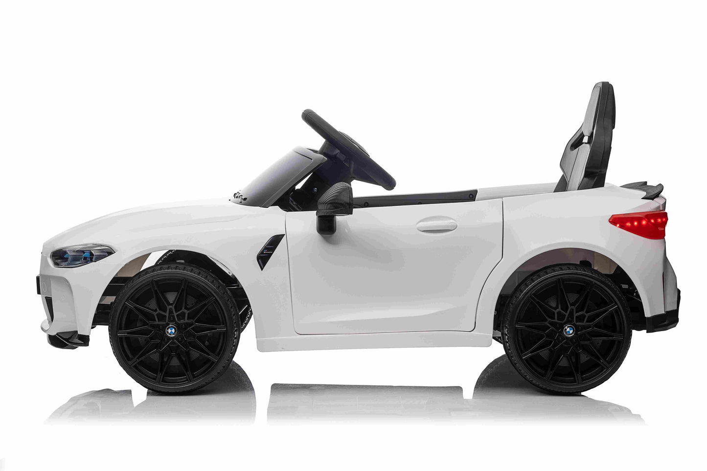 Licensed BMW M4 Electric 12V Kids Ride on Toy Car With Remote - White