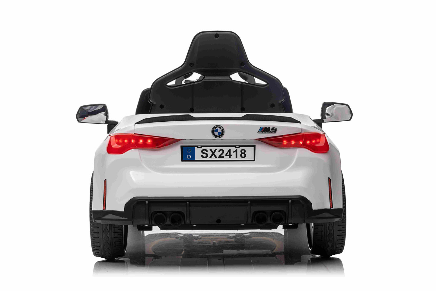 Licensed BMW M4 Electric 12V Kids Ride on Toy Car With Remote - White