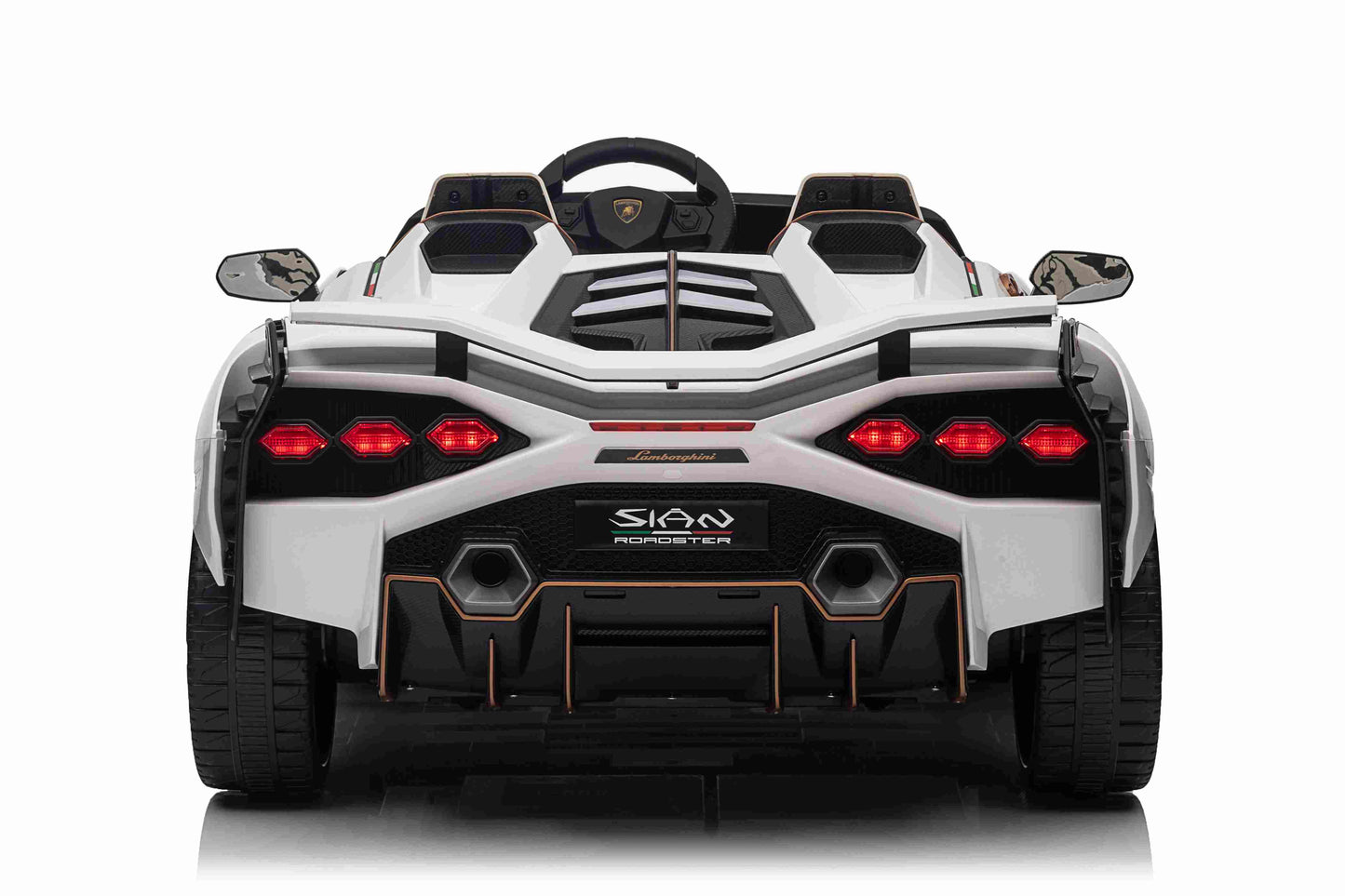 Lamborghini Sian XXL 2 Seater 24V Kids Ride on Car with Remote & Drift Mode - White