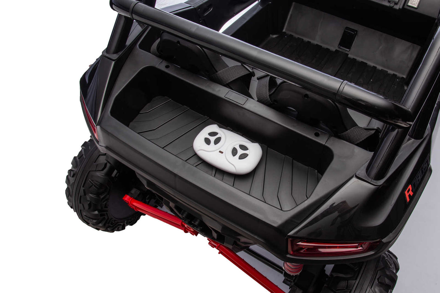 24v Kids Ride on Two Seater Buggy With Remote Desert UTV with 4 x Motors - Black