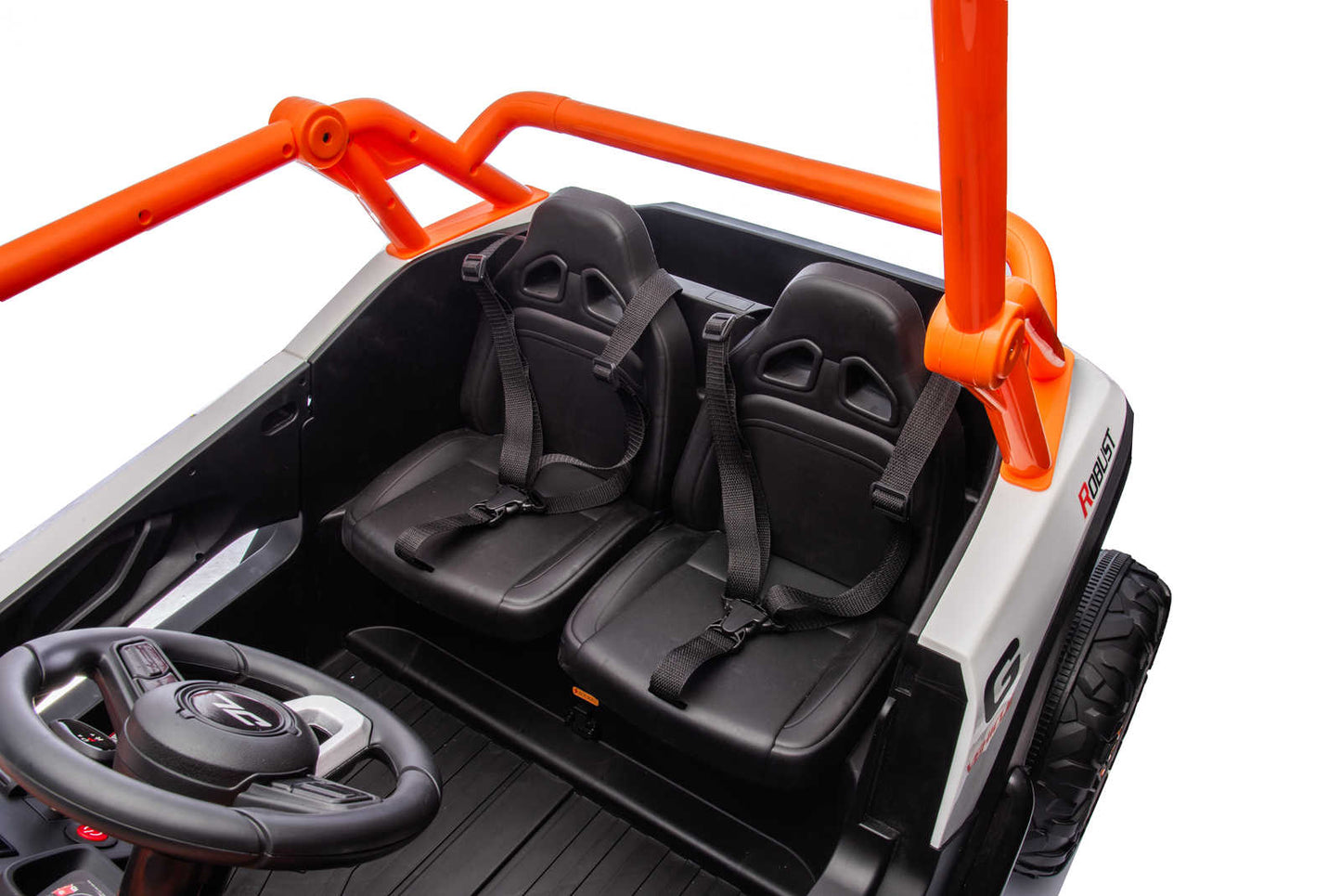 24v Two Seater Ride on Buggy With Remote Desert UTV with 4 x Motors - White