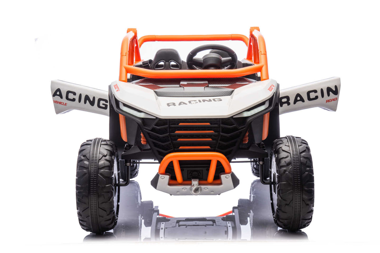 24v Two Seater Ride on Buggy With Remote Desert UTV with 4 x Motors - White