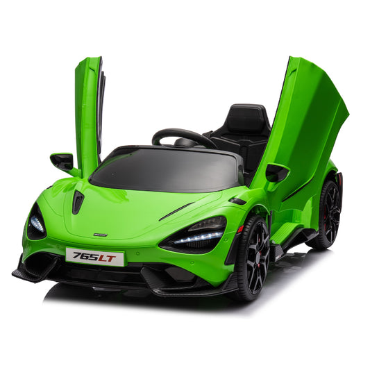 Pre-Order Mclaren 765LT Electric 12V Kids Ride on Toy Car With Remote - Green