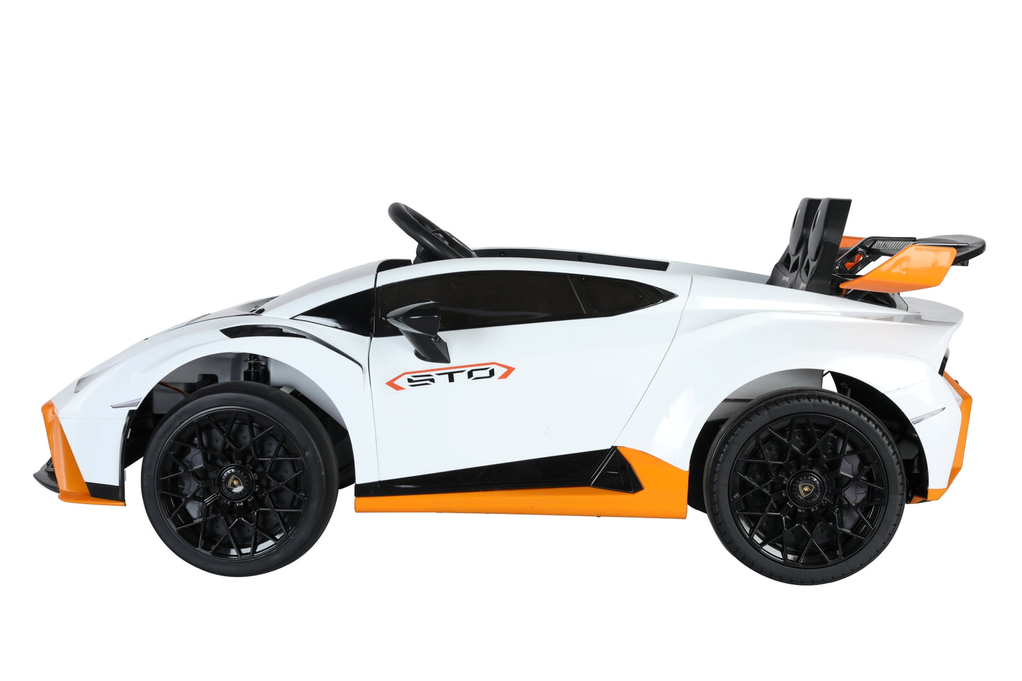 Lamborghini 24V Kids Electric Ride on Car With Remote Huracan STO Drift - White